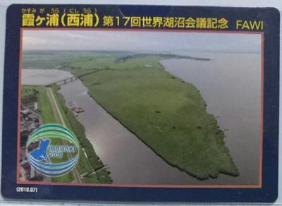 茨城県『霞ヶ浦（西浦）(かすみがうら（にしうら）)』のダムカード配布