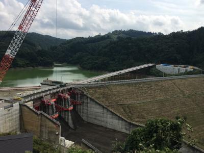 福島県『千五沢ダム （再開発事業中）(せんごさわ)』のダムカード配布